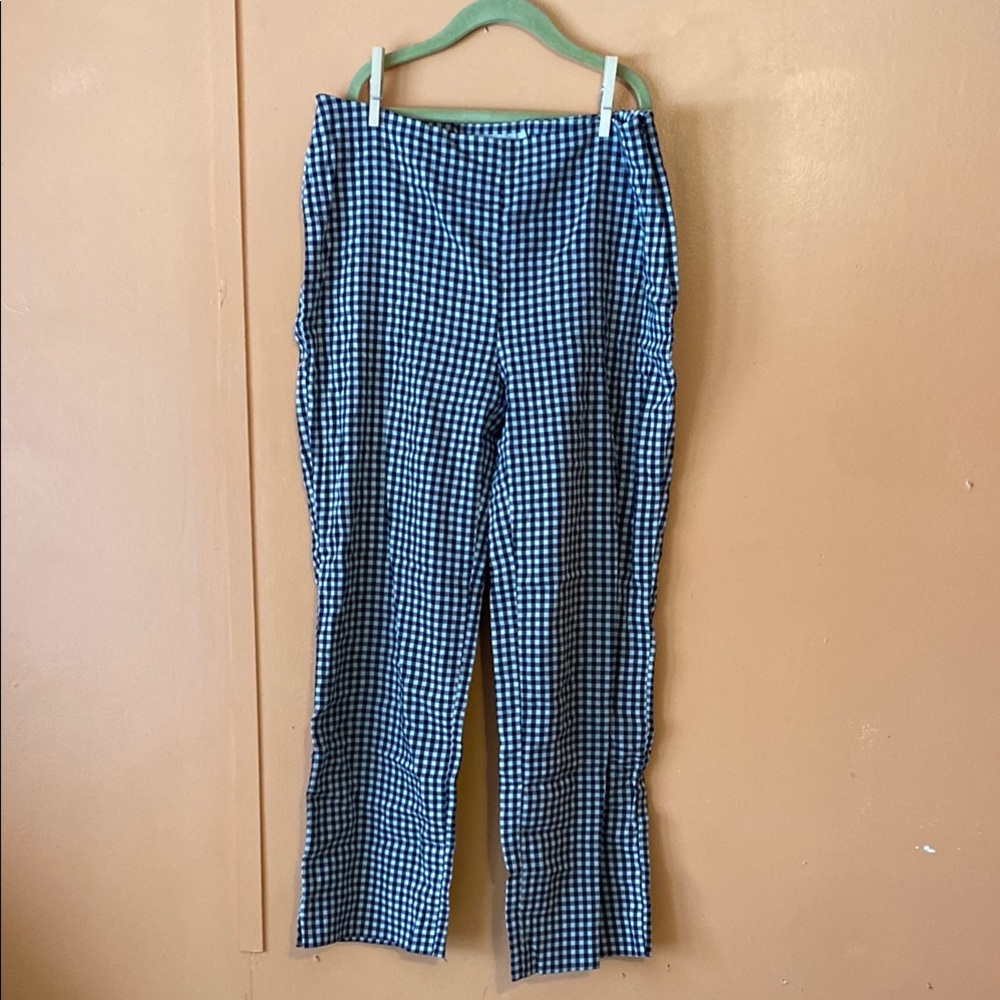 Zara Gingham Checkered Pants
